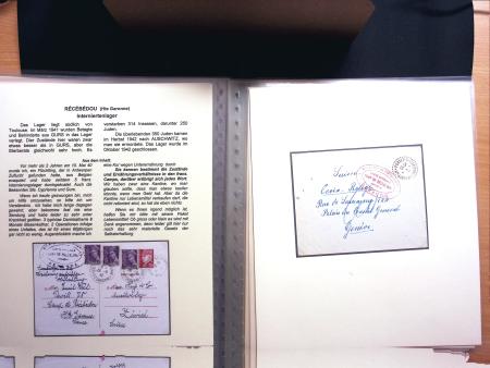 Les camps d'internement : 87 plis et documents dont