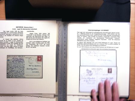 Les camps d'internement : 87 plis et documents dont