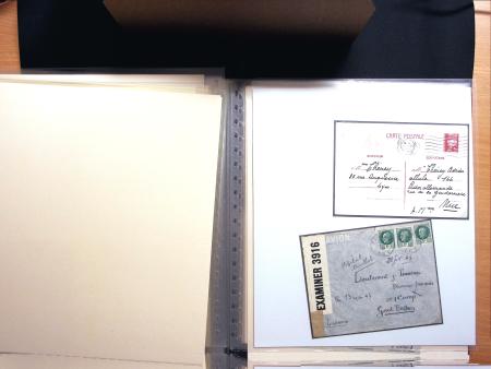 Les camps d'internement : 87 plis et documents dont