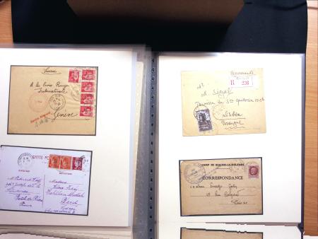 Les camps d'internement : 87 plis et documents dont