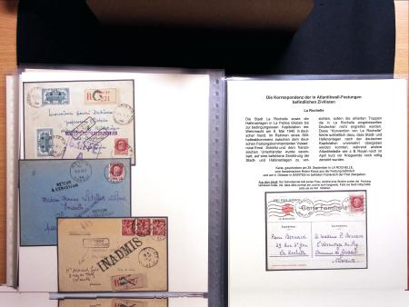 Poches de l'Atlantique : 42 plis dont 9 lettres AFF