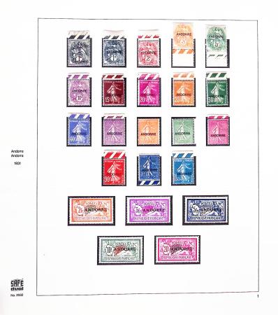1931-1999, Collection de timbres neufs de France en