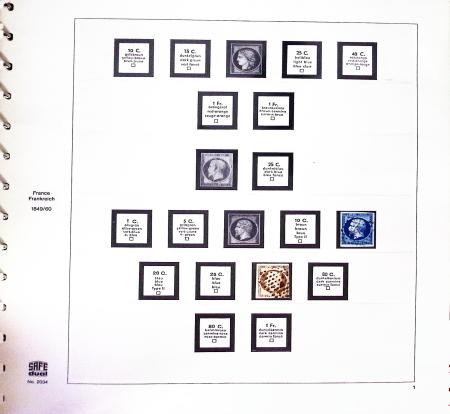 1931-1999, Collection de timbres neufs de France en