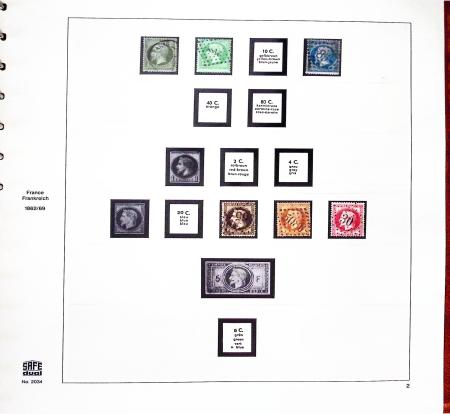 1931-1999, Collection de timbres neufs de France en