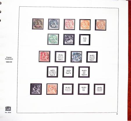 1931-1999, Collection de timbres neufs de France en