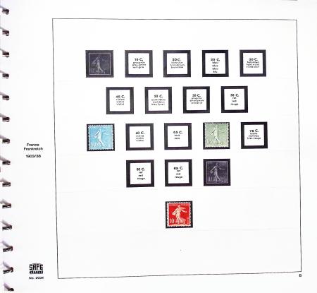 1931-1999, Collection de timbres neufs de France en
