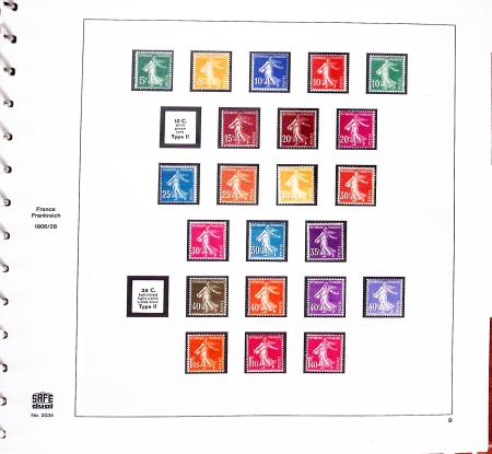 1931-1999, Collection de timbres neufs de France en