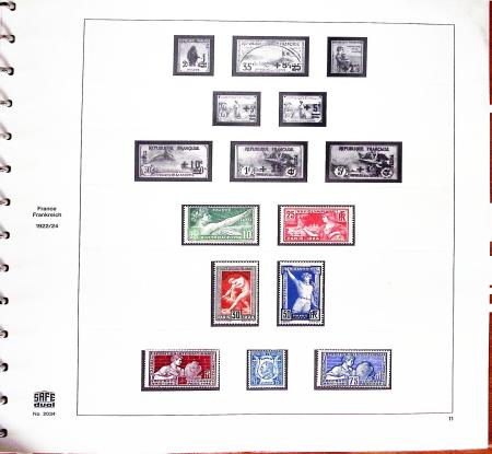 1931-1999, Collection de timbres neufs de France en