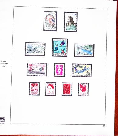 1931-1999, Collection de timbres neufs de France en
