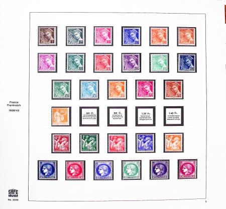 1931-1999, Collection de timbres neufs de France en