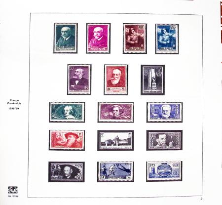 1931-1999, Collection de timbres neufs de France en