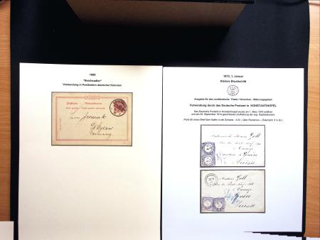 1872-1900, Sammlung Kolonien und Auslandspostämter