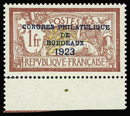 N°182 Congrès Philatélique de Bordeaux, très bon centrage,