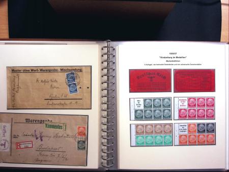 1933-36, Spezialsammlung Hindenburg mit Wasserzeichen