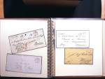 1867-79, Spezialsammlung der roten 'F.' Franco Stempel,
