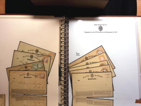 1872-74, Spezialsammlung Brustschildganzsachen (Umschläge,