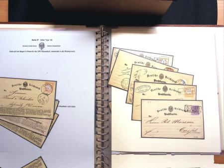 1872-74, Spezialsammlung Brustschildganzsachen (Umschläge,