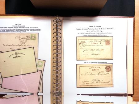 1872-74, Spezialsammlung Brustschildganzsachen (Umschläge,