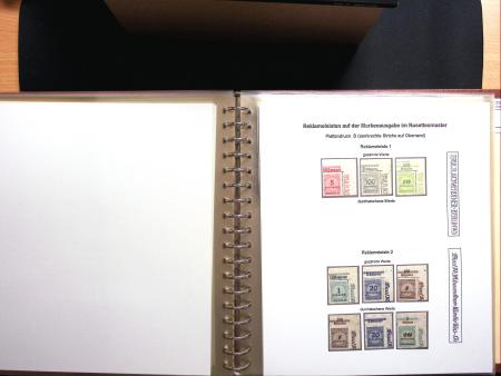 1922-23, Sammlung Deutsche Inflation in Album auf Ausstellungsblättern,