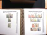 1922-23, Sammlung Deutsche Inflation in Album auf Ausstellungsblättern,