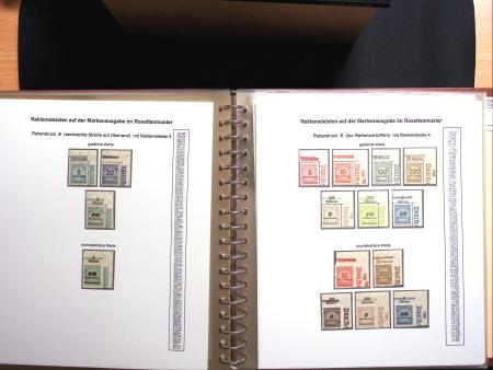 1922-23, Sammlung Deutsche Inflation in Album auf Ausstellungsblättern,