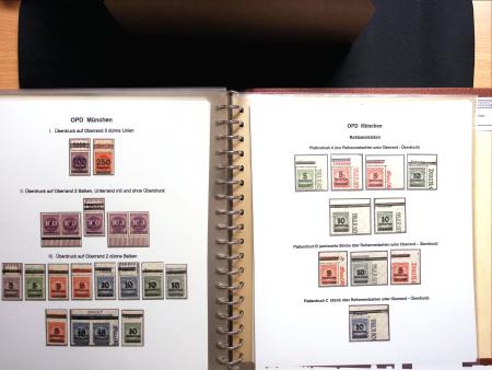 1922-23, Sammlung Deutsche Inflation in Album auf Ausstellungsblättern,