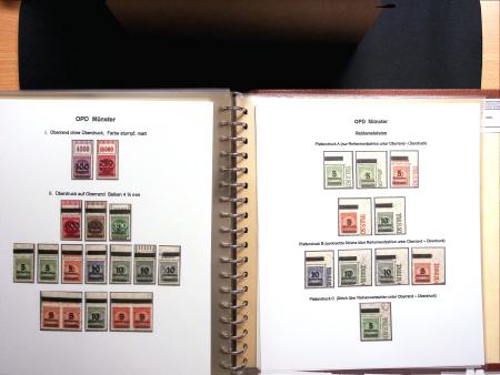 1922-23, Sammlung Deutsche Inflation in Album auf Ausstellungsblättern,