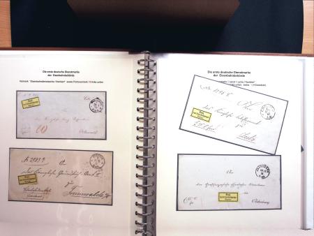 1874-1905, Sammlung der frühen 'Dienstmarken' des Deutschen