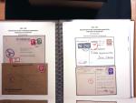 1934-44, Sammlung Dienstmarken '3.Reich' und POL Lochungen