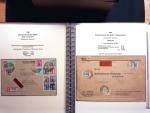 1934-44, Sammlung Dienstmarken '3.Reich' und POL Lochungen