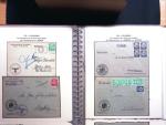 1934-44, Sammlung Dienstmarken '3.Reich' und POL Lochungen