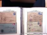 1934-44, Sammlung Dienstmarken '3.Reich' und POL Lochungen