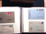 1934-44, Sammlung Dienstmarken '3.Reich' und POL Lochungen