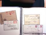1934-44, Sammlung Dienstmarken '3.Reich' und POL Lochungen