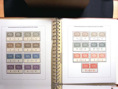 1919-23, Spezialsammlung Hausauftragsnummer der INFLA