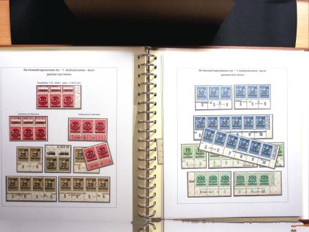 1919-23, Spezialsammlung Hausauftragsnummer der INFLA