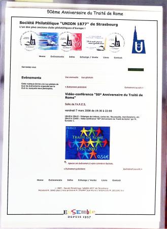 Belle collection sur le 50ème anniversaire du traité