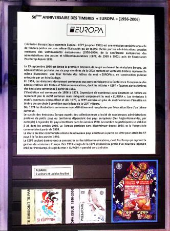 Jolie collection sur le 50ème anniversaire de la CEPT,