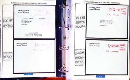 EUROPA CEPT, neuf collections spécialisées sur le Conseil