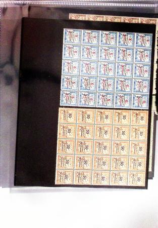 1911-1921, Petit stock de neufs du MAROC FRANCAIS entre