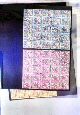 1911-1921, Petit stock de neufs du MAROC FRANCAIS entre