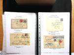 1850-98 POSTAL HISTORY Exhibition collection of 46