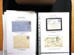 1850-98 POSTAL HISTORY Exhibition collection of 46