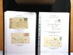 1850-98 POSTAL HISTORY Exhibition collection of 46