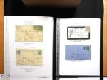1850-98 POSTAL HISTORY Exhibition collection of 46