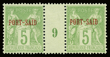Trois paires millésimes : n°5 mill. 9, n°11 mill. 9,
