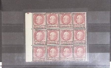 1943-1944, Anciens lots de VO avec timbres des USA