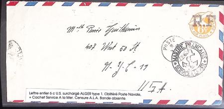 1943-1944, Anciens lots de VO avec timbres des USA