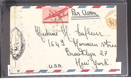 1943-1944, Anciens lots de VO avec timbres des USA