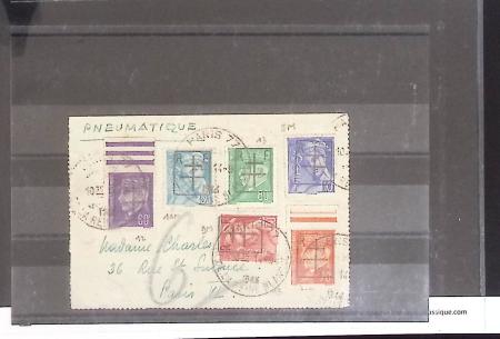 1943-1944, Anciens lots de VO avec timbres des USA